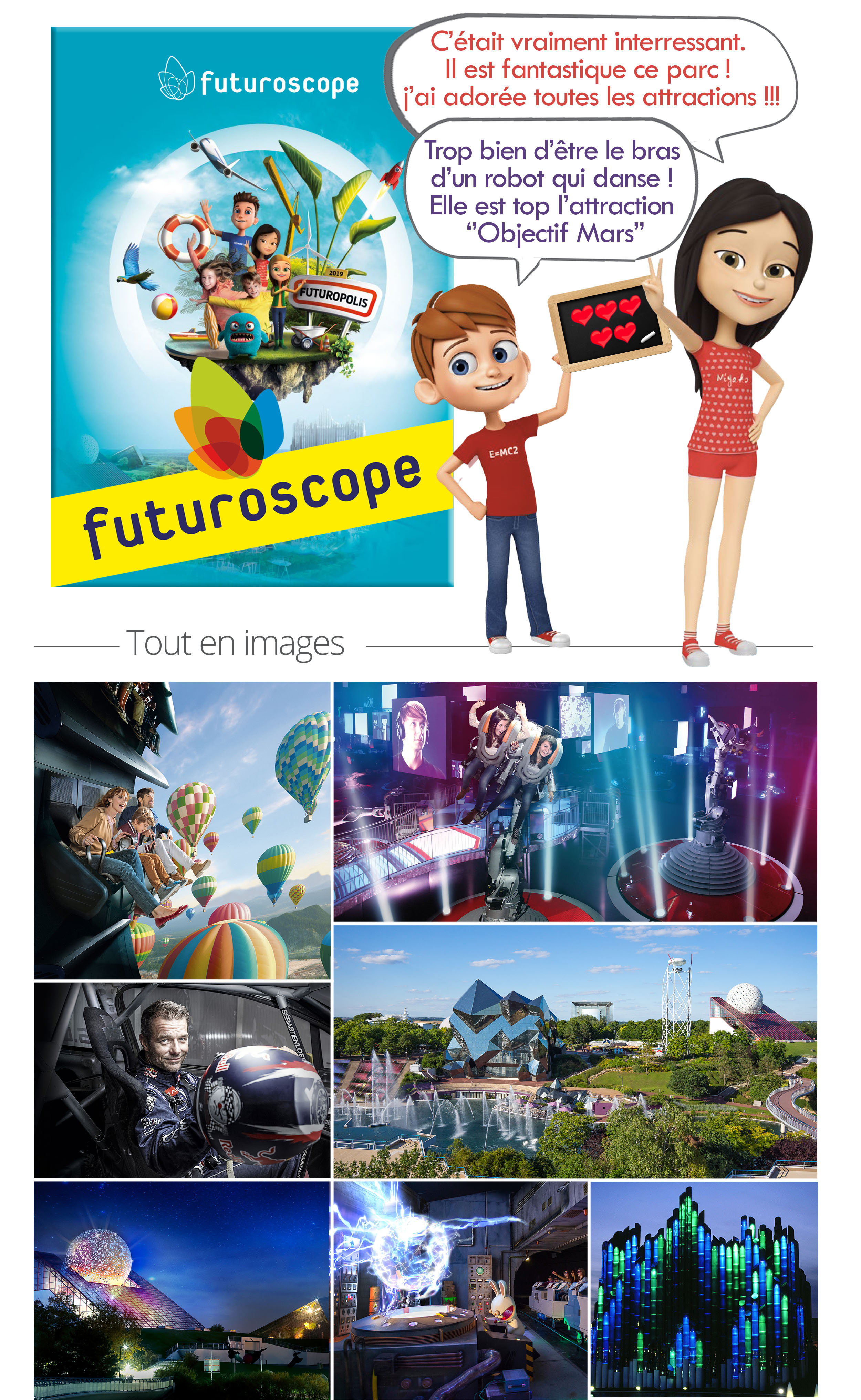 Futuroscope enfants poitiers