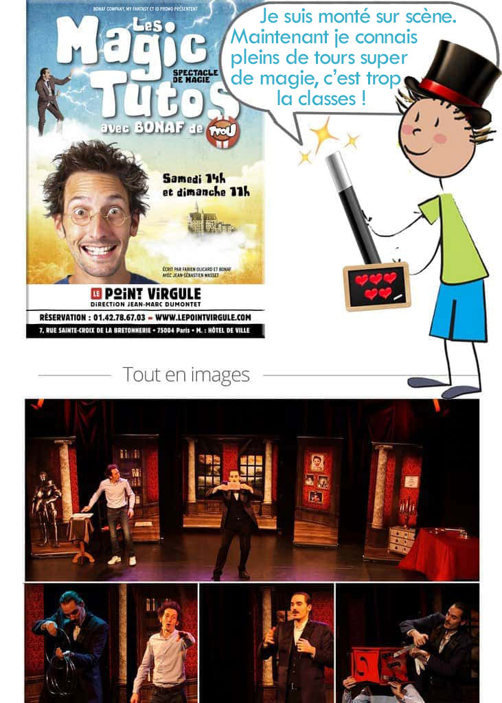 spectacle enfant paris octobre 2016